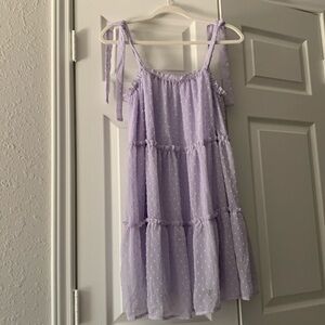 Lilac Flowy Dress